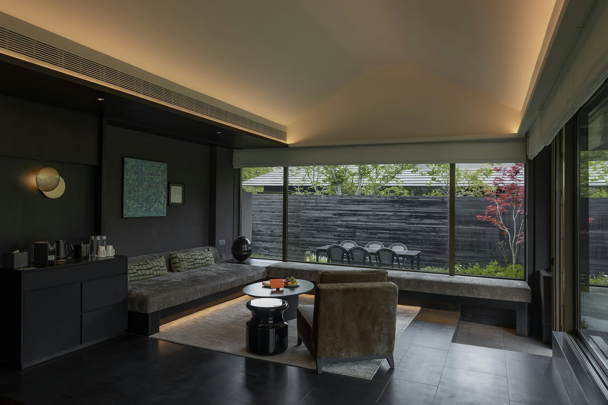 Courtyard Camping Pavilion A - Living Area