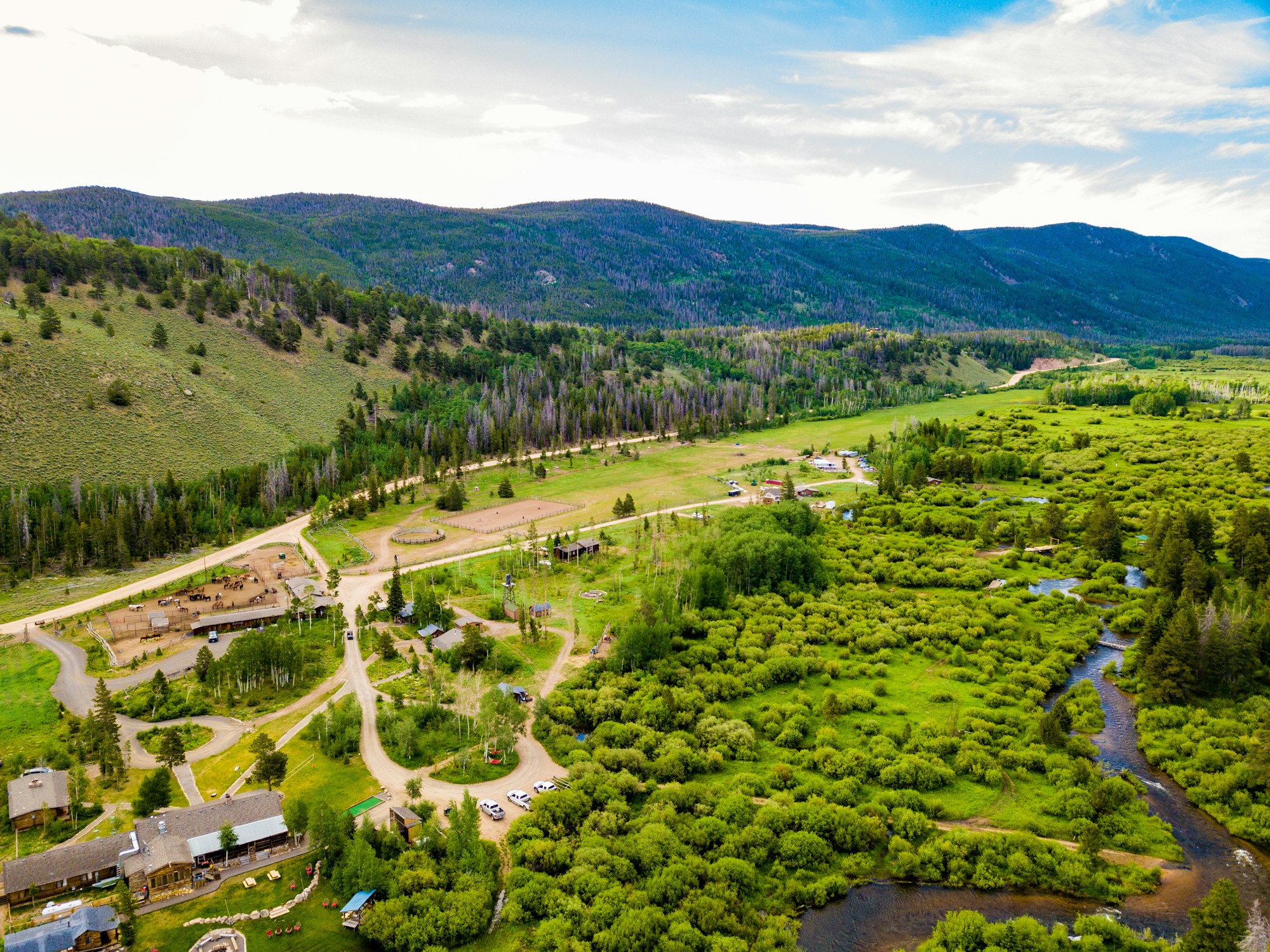 Rawah Ranch - Aerial