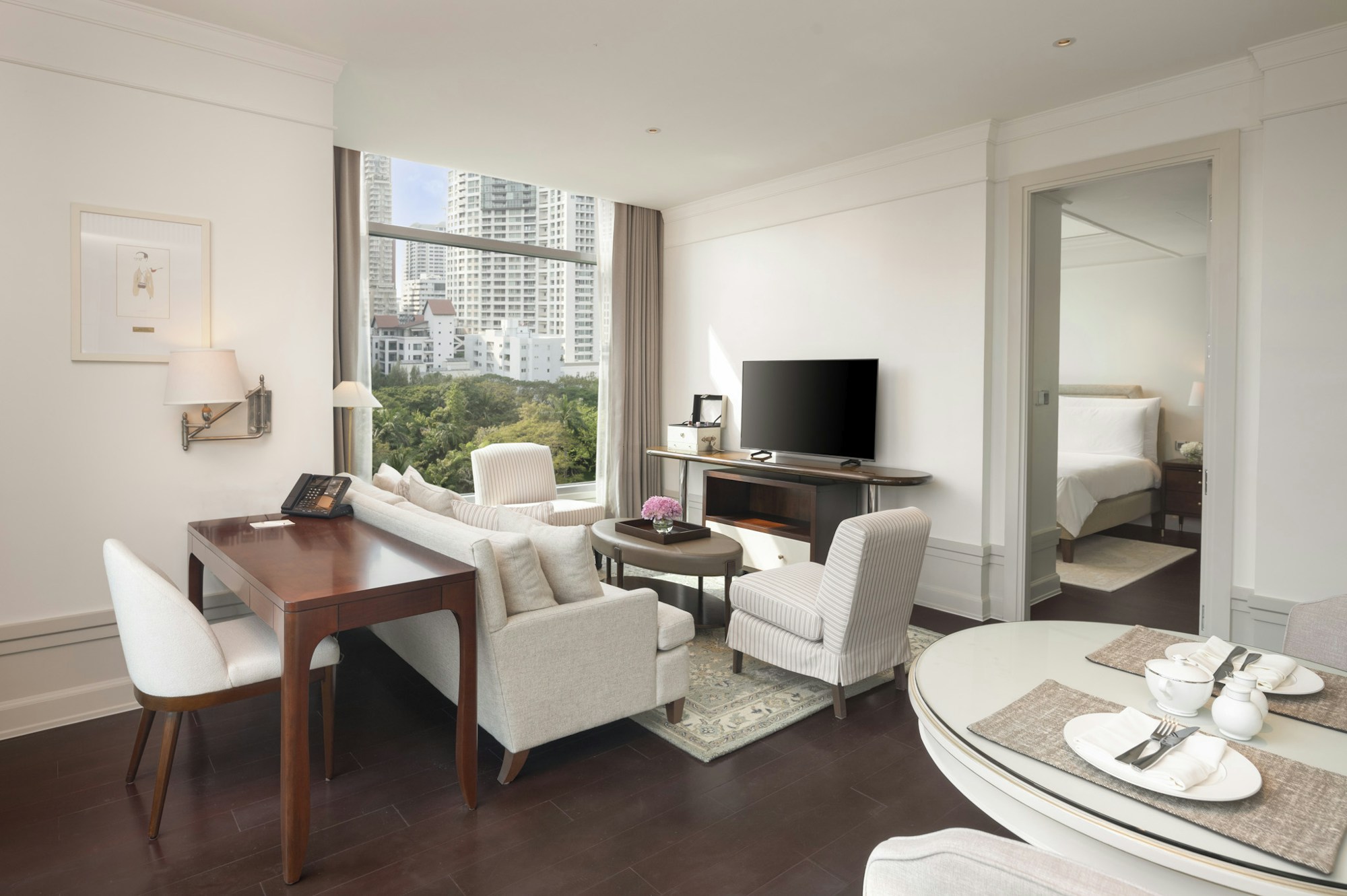 One Bedroom Corner Prestige Living Room