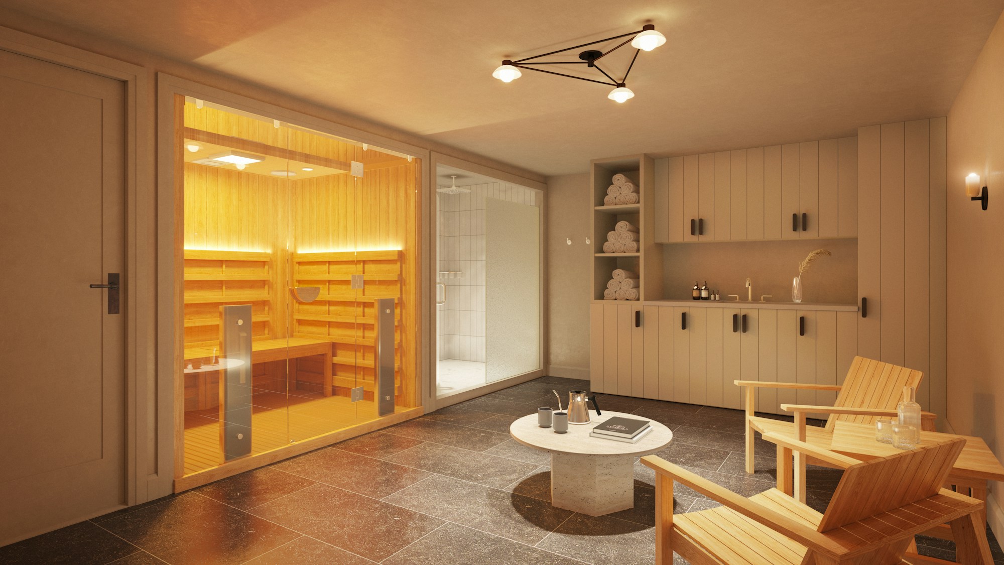Sauna Room at Spa