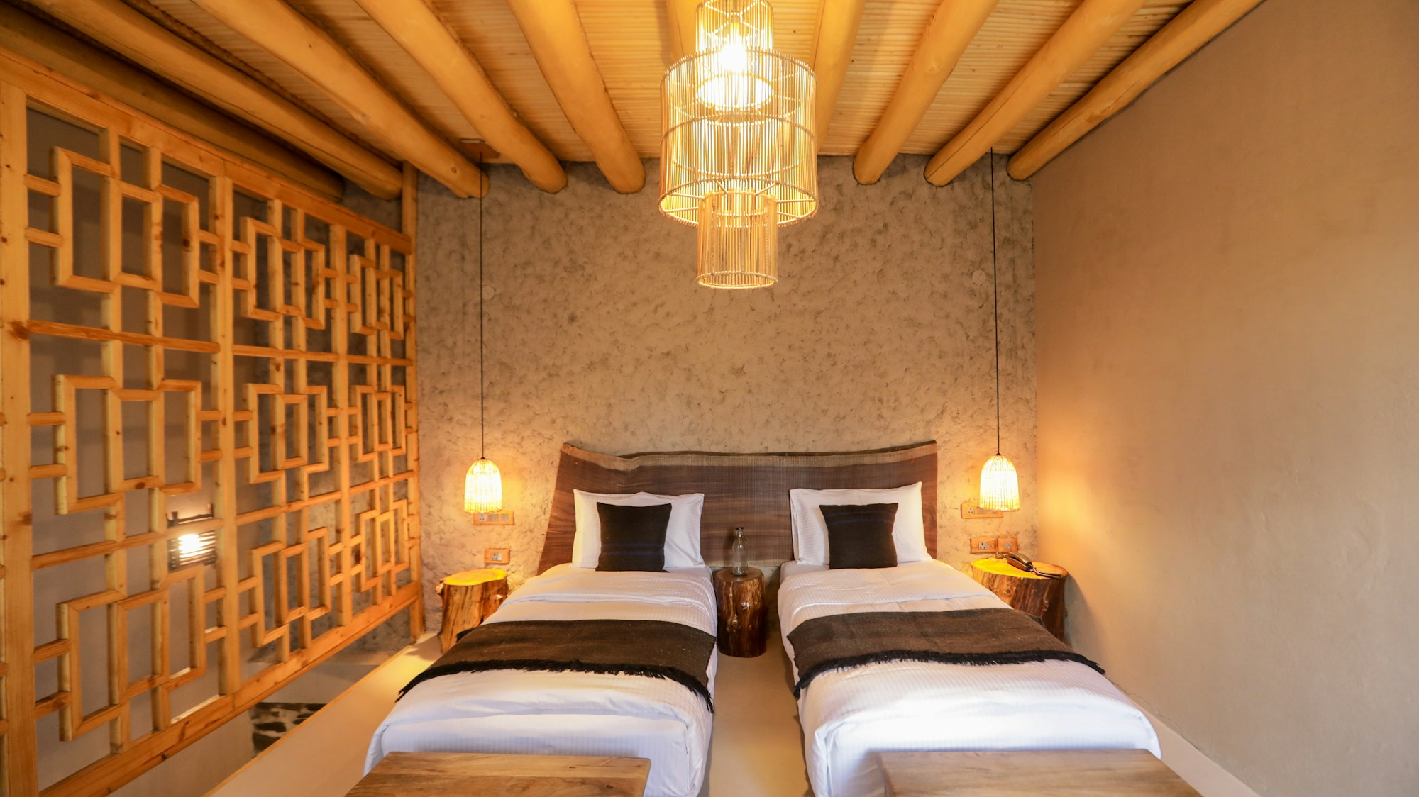 Twin Bed Duplex Villa - Bedroom