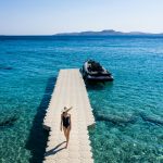 Agios Ioannis Bay and Delos Island View