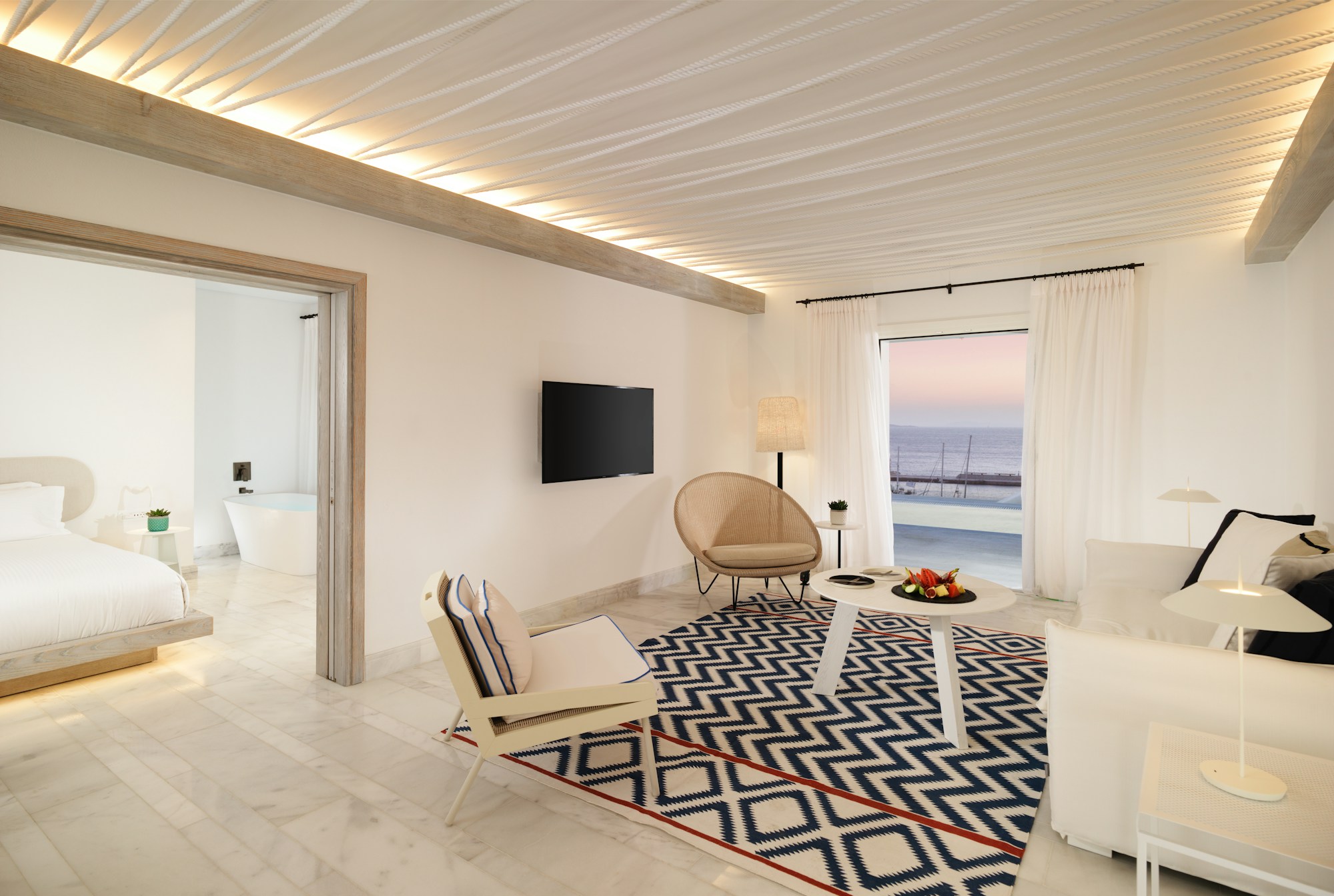 Signature 2 Bedroom Spa Pool Suite living room