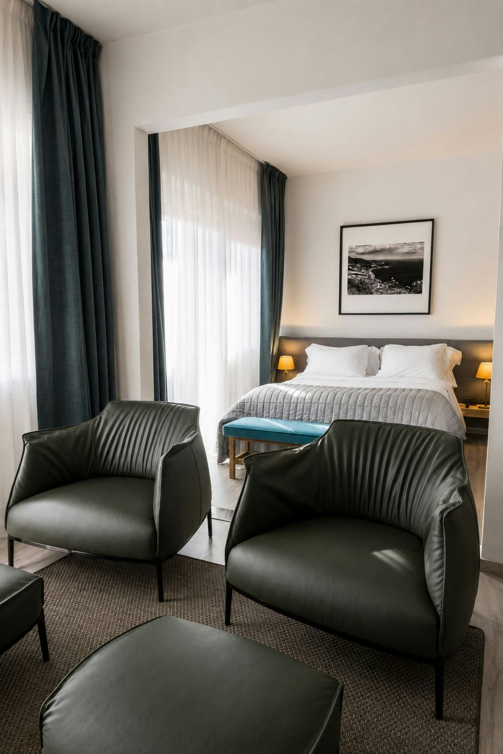 Junior Suite Garden View with Terrace - Bedroom
