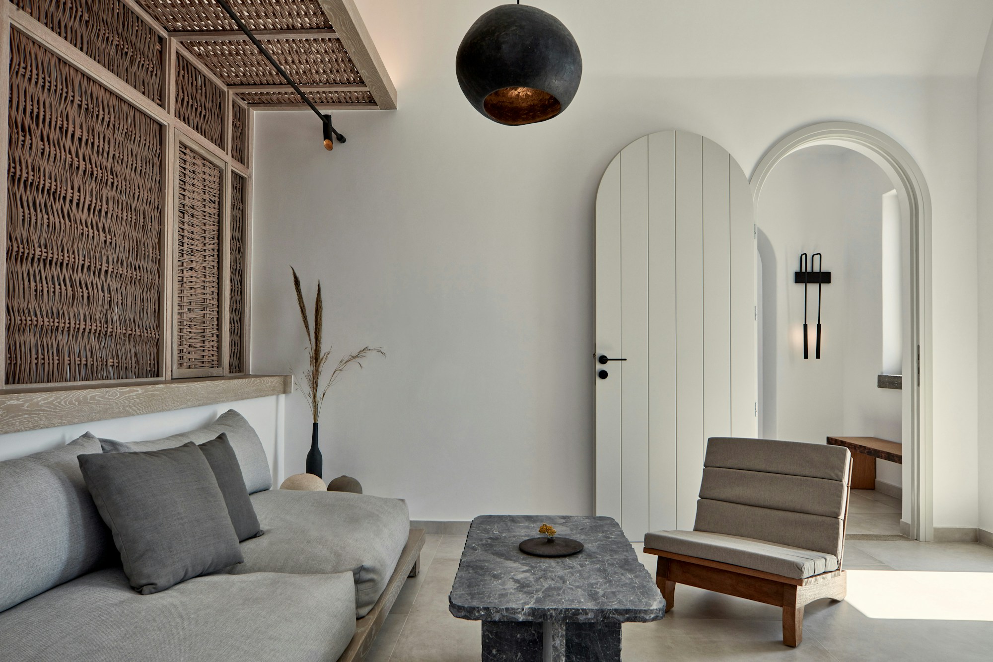 Honeymoon Suite with Plunge Pool - Living Area