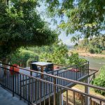 Sunset Namkhan - Deck Overlooking River