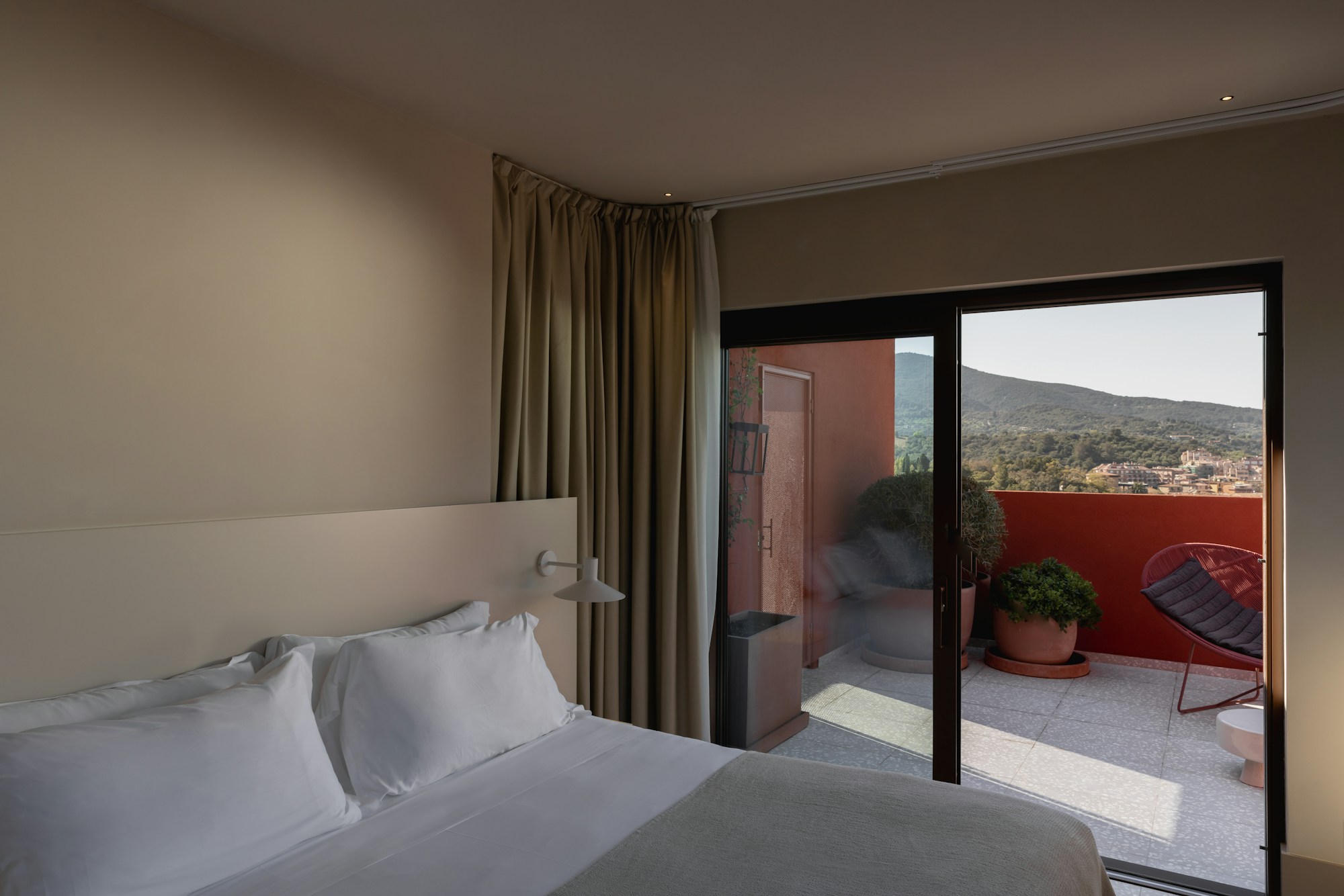 Panoramic Sea View Terrace Room - Bedroom
