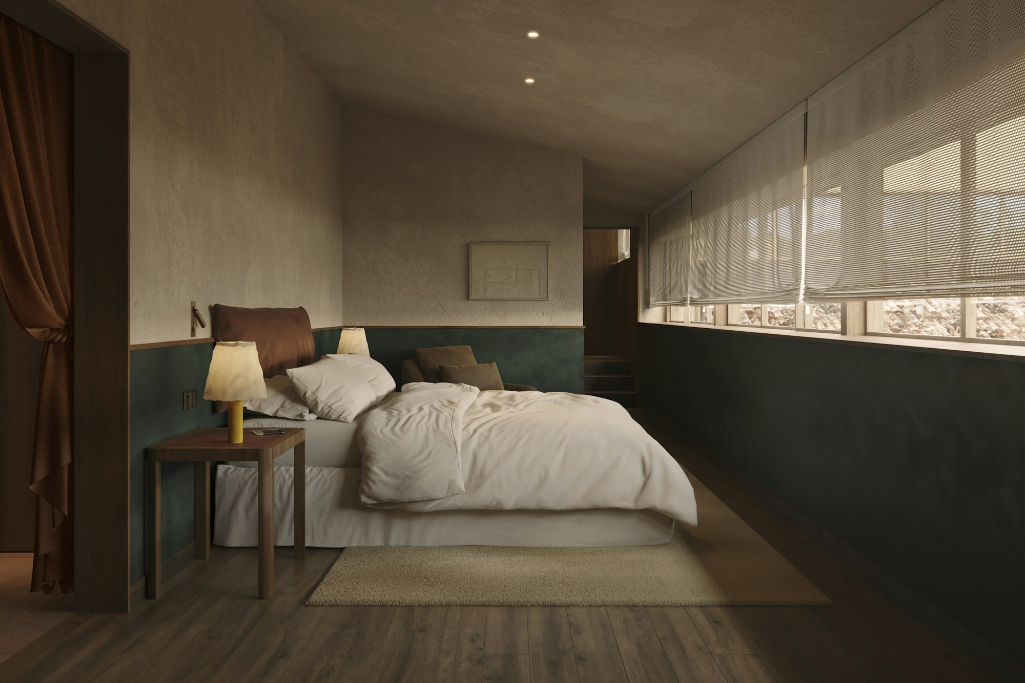 Cloister Attic Suite - Bedroom