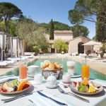 Poolside Breakfast