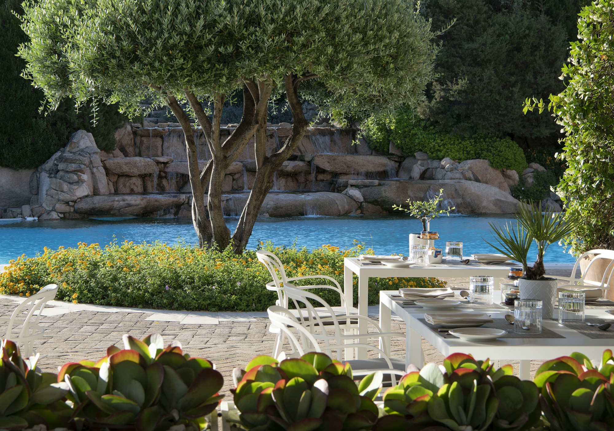 Le Piscine Restaurant View