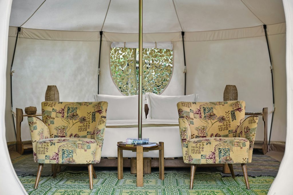 Riverfront Glamping - Living Area