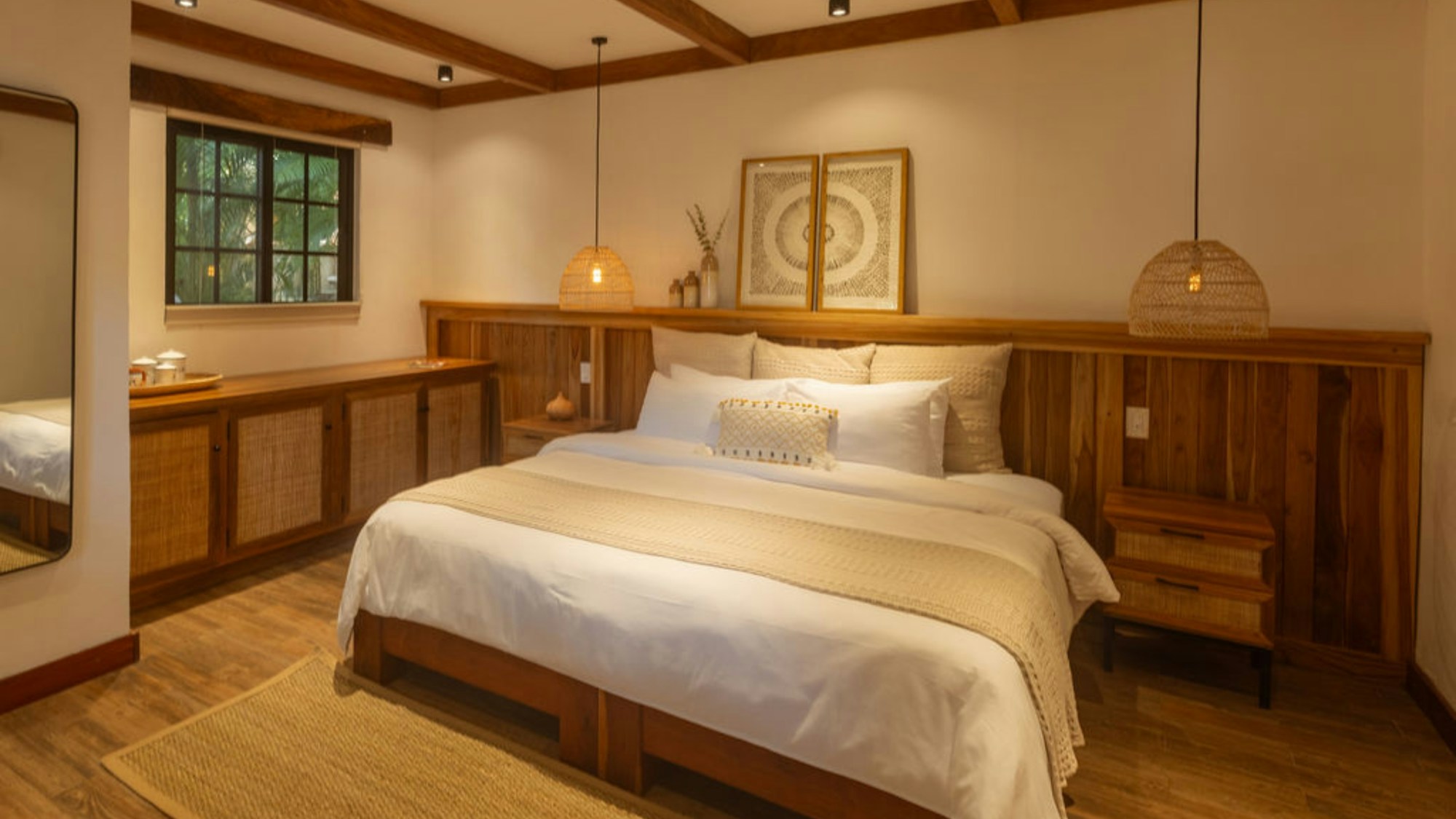 Casa Antigua Oceanview Cabaña - Bedroom