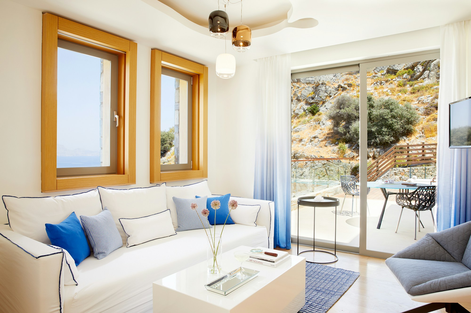 Private Pool Maisonette - Living Area