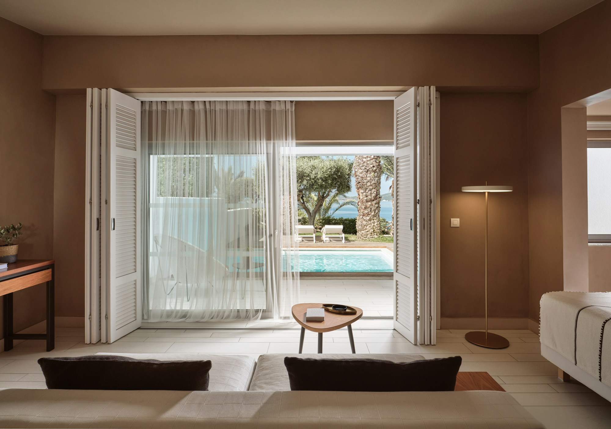 Bungalow Sea View Private Pool - Living Area