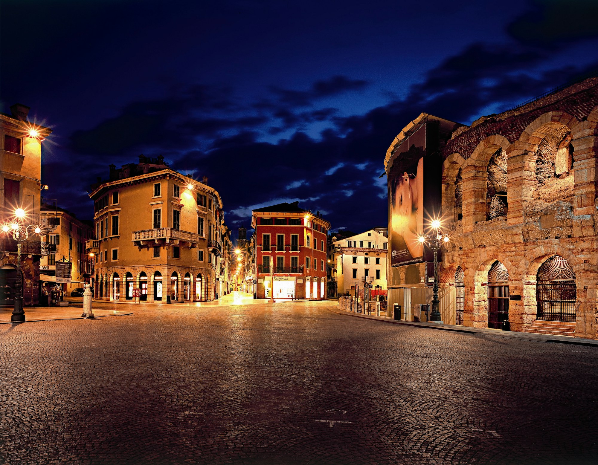 Overlooking via Mazzini and the Arena