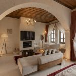Stone Arched Honeymoon Suite - Living Area