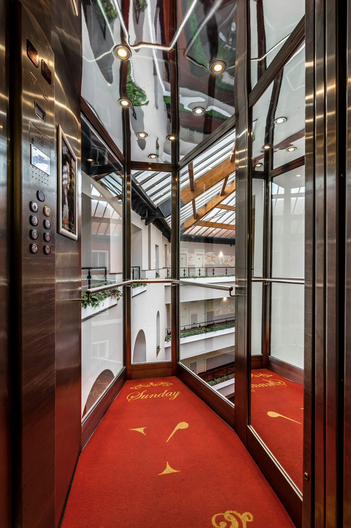 Grand Hotel Yerevan Panoramic Elevators