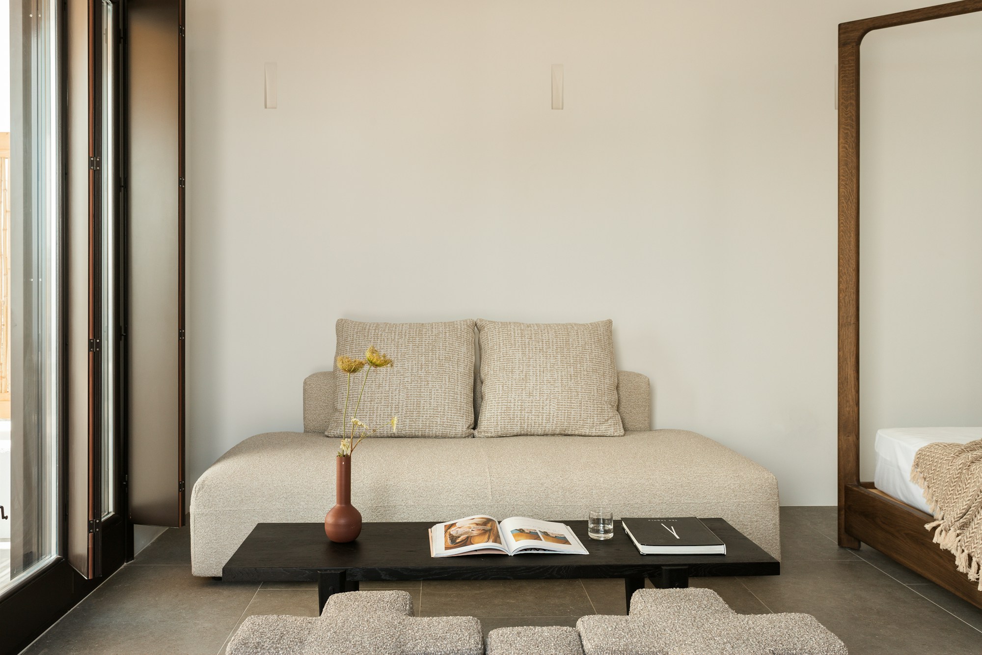 Honeymoon Seaview Villa - Living Area