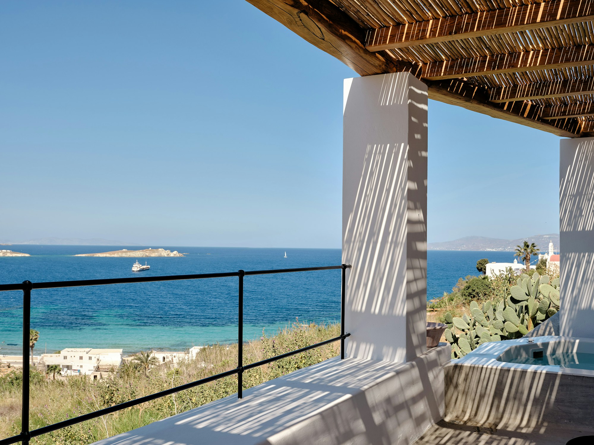 Bohemian Sunset Sea View Suite Heated Plunge Pool