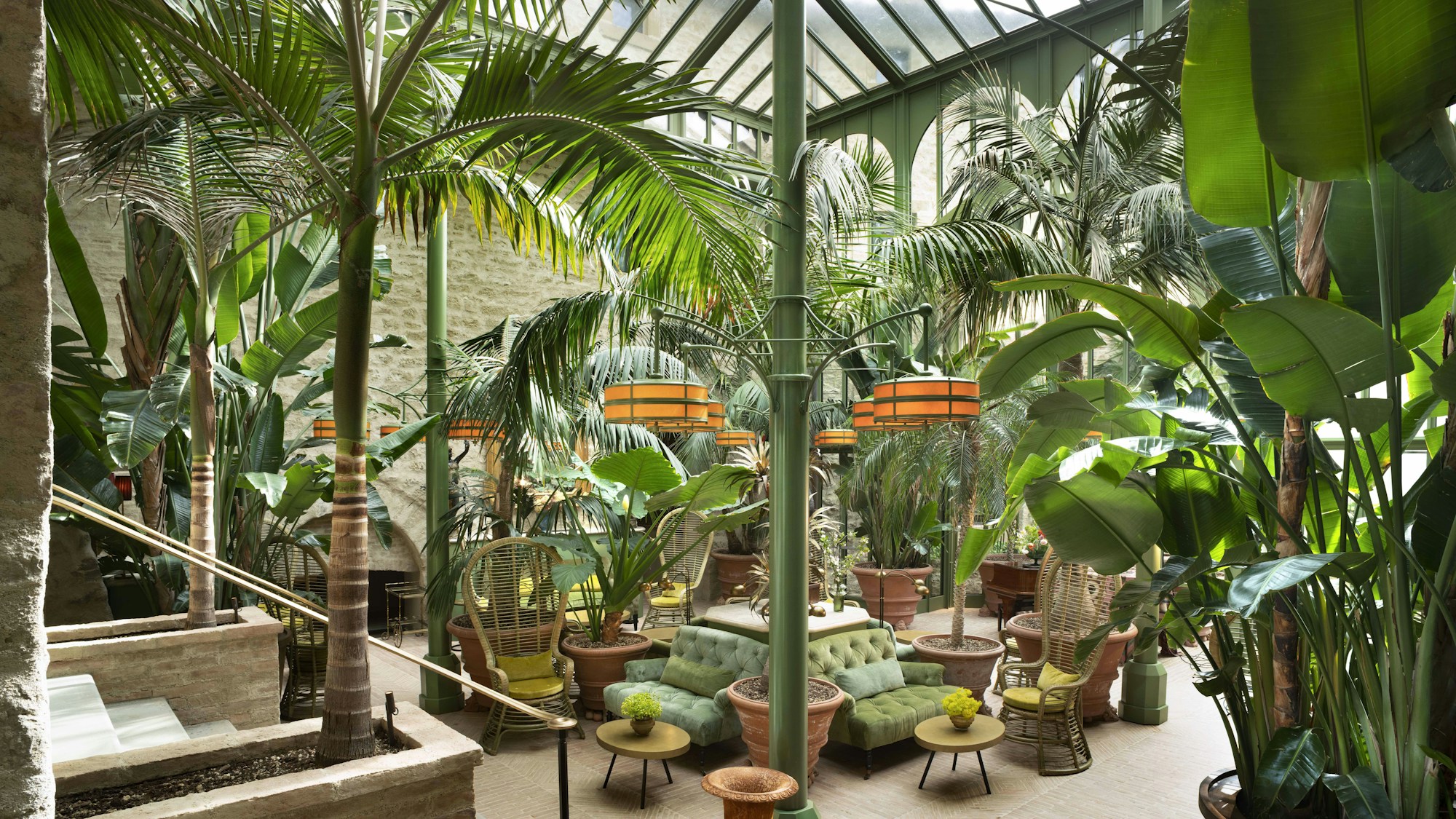 The Palm Court - Reschio Hotel