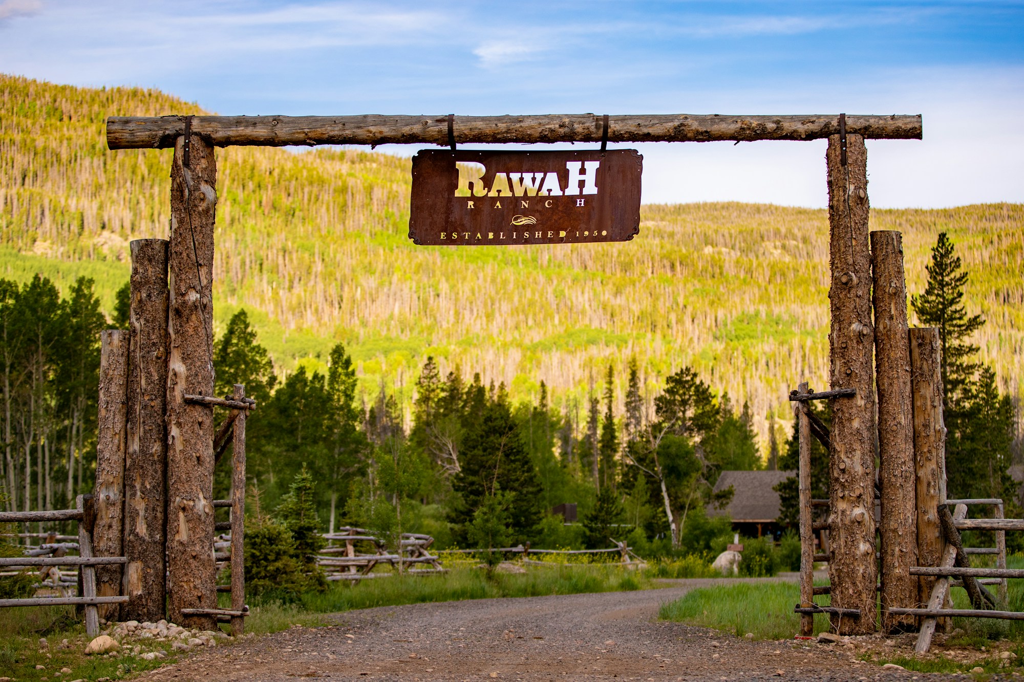 Rawah Ranch - Entrance