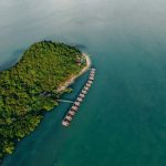 Telunas Private Island - Aerial