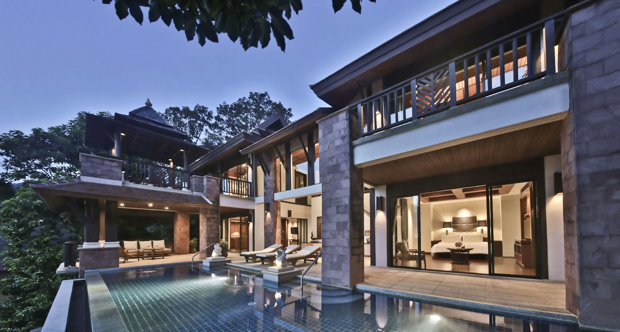 Three Bedroom Hillside Ocean View Villa with Private Pool
