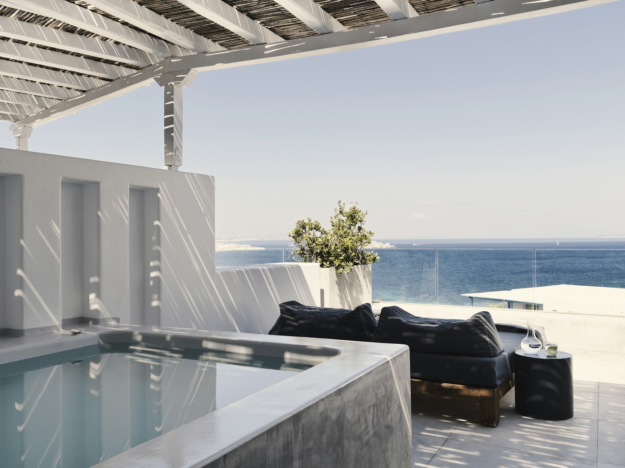 Grand Bohemian Sunset Sea View Suite With Outdoor Hot Tub