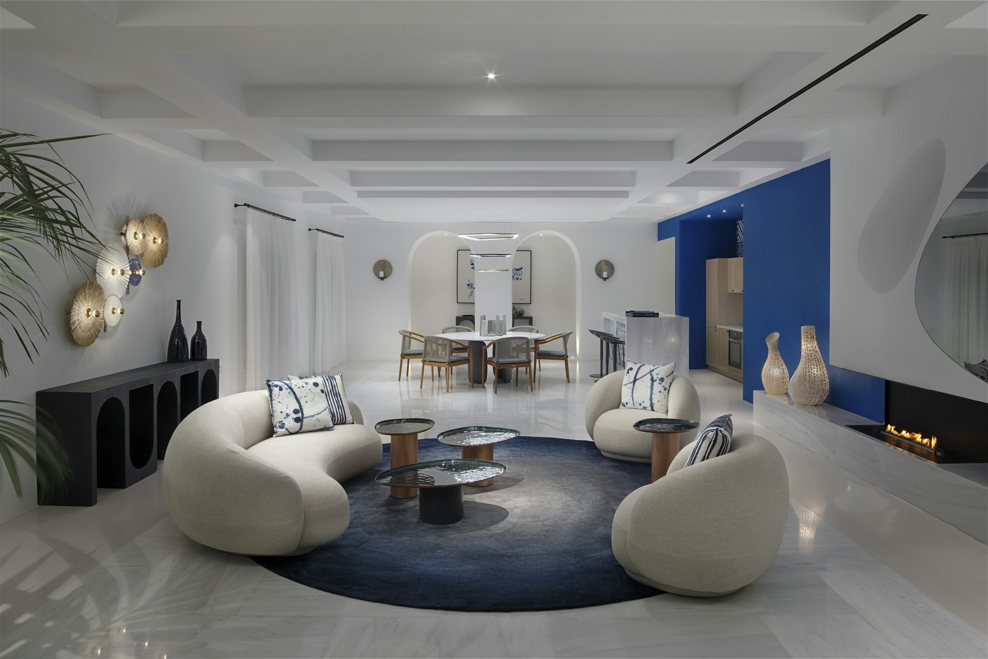 Grand 4-Bedroom Villa - Living Area