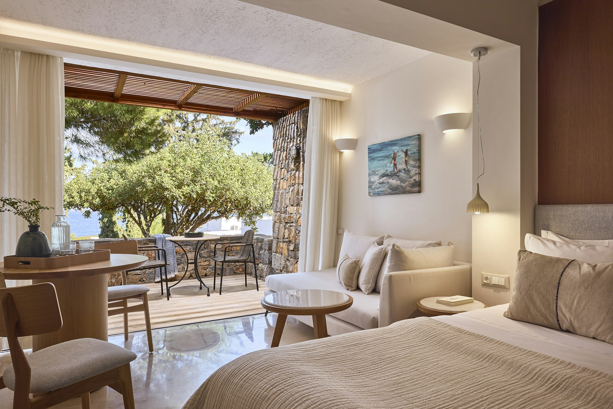 Classic Double Room Limited Sea View - Bedroom