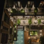 Night Pool View