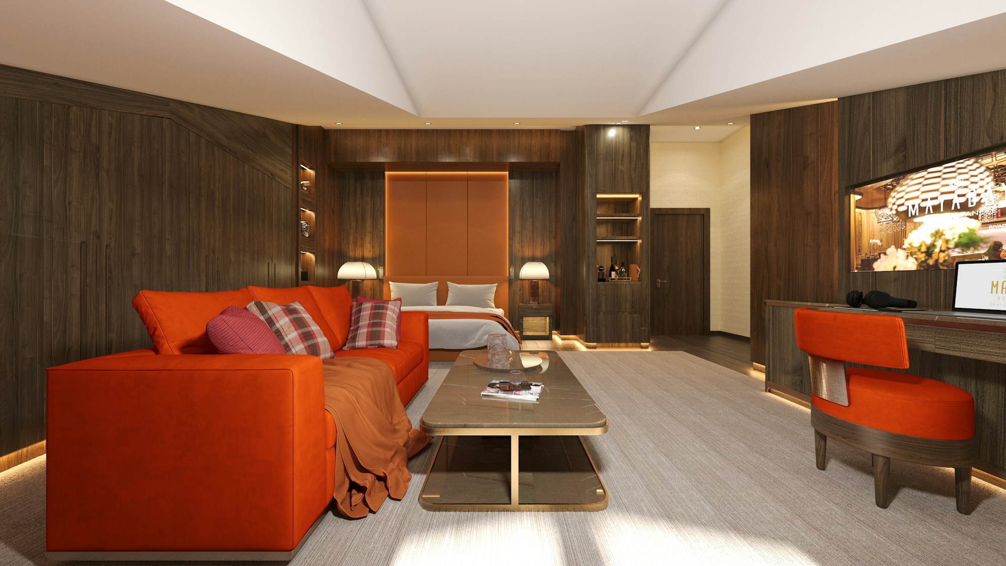 Lalique Apartment - Living Area