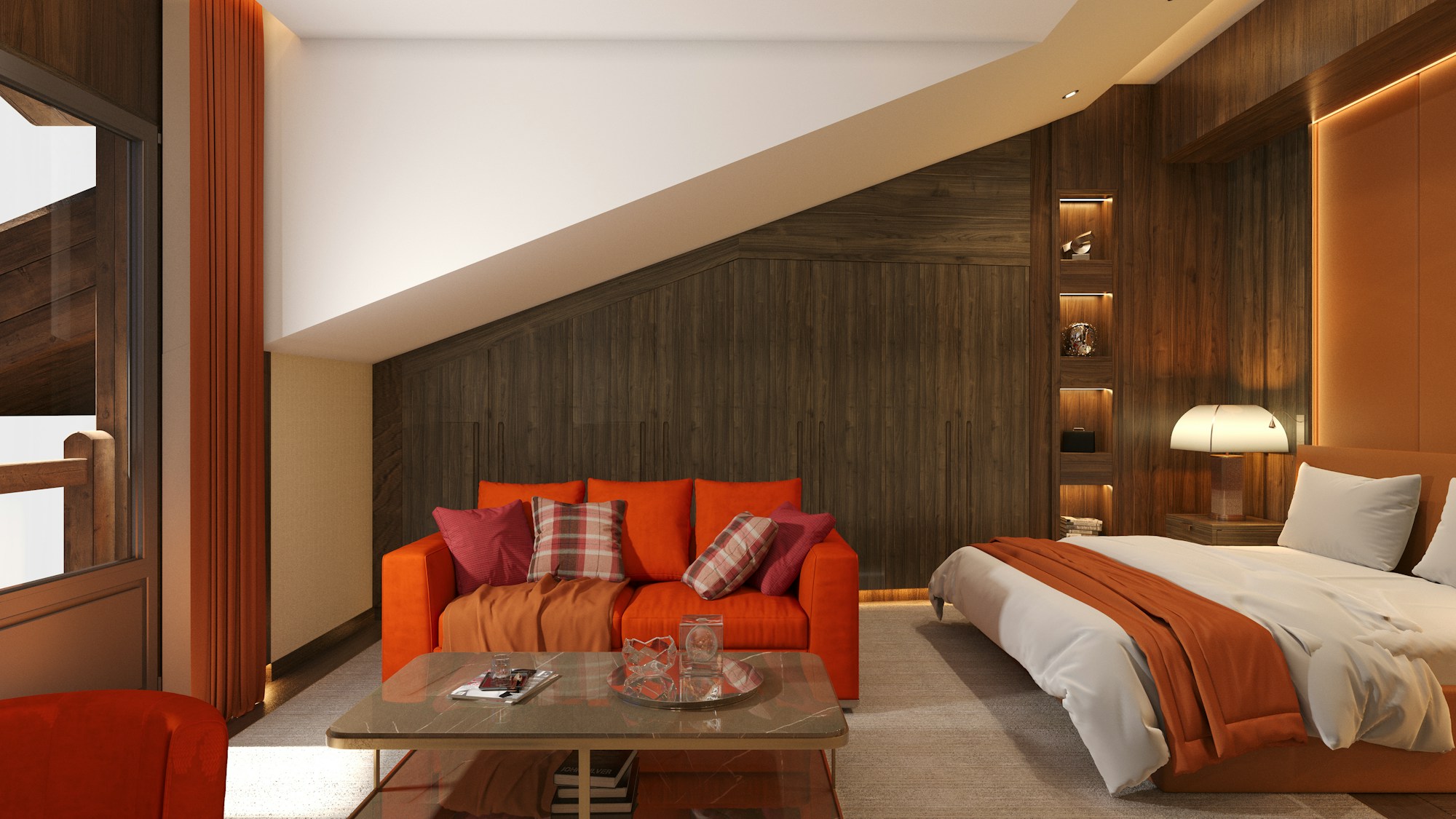 Lalique Apartment - Living Area