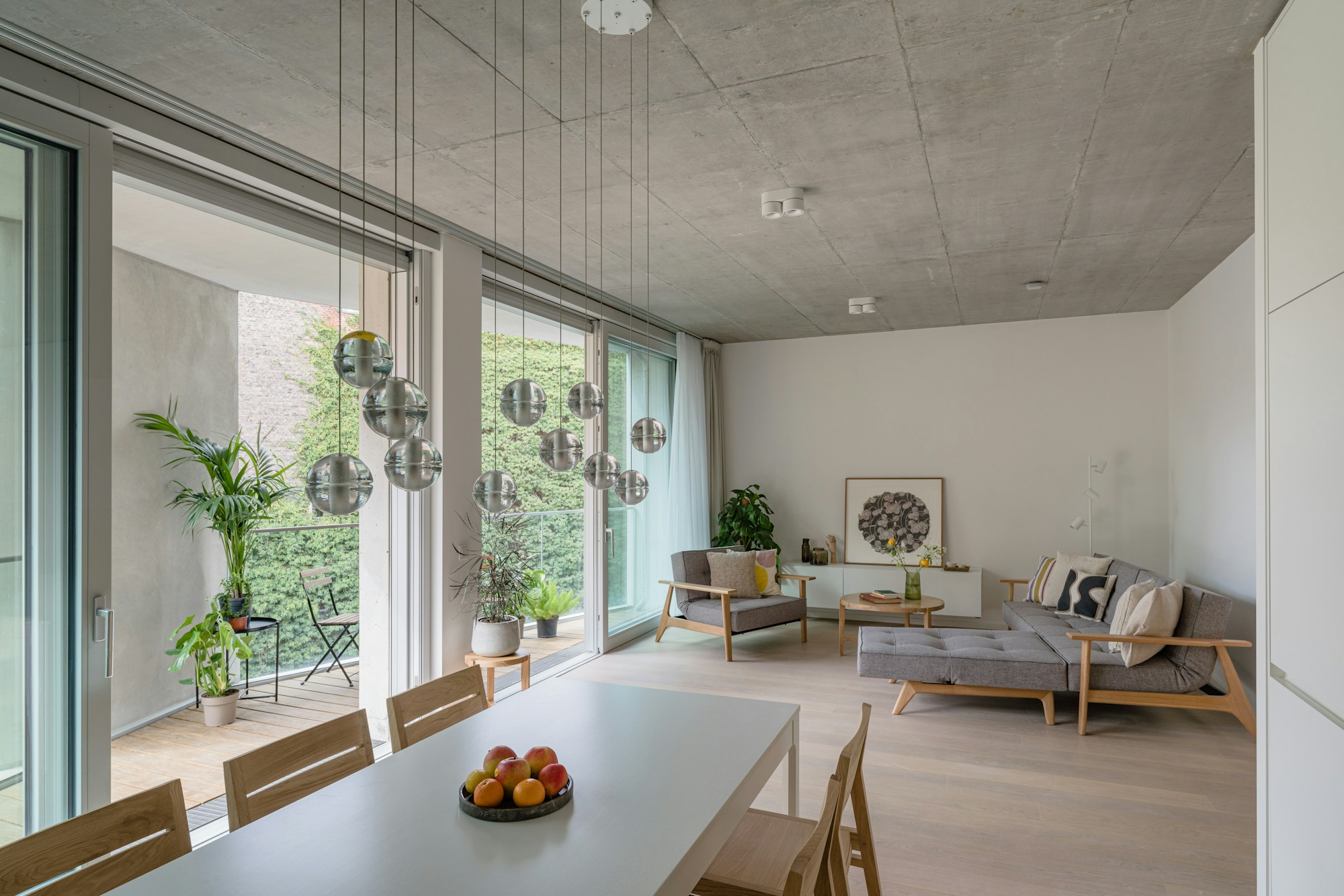 Two Bedroom Garden Loft 107 - Living Area