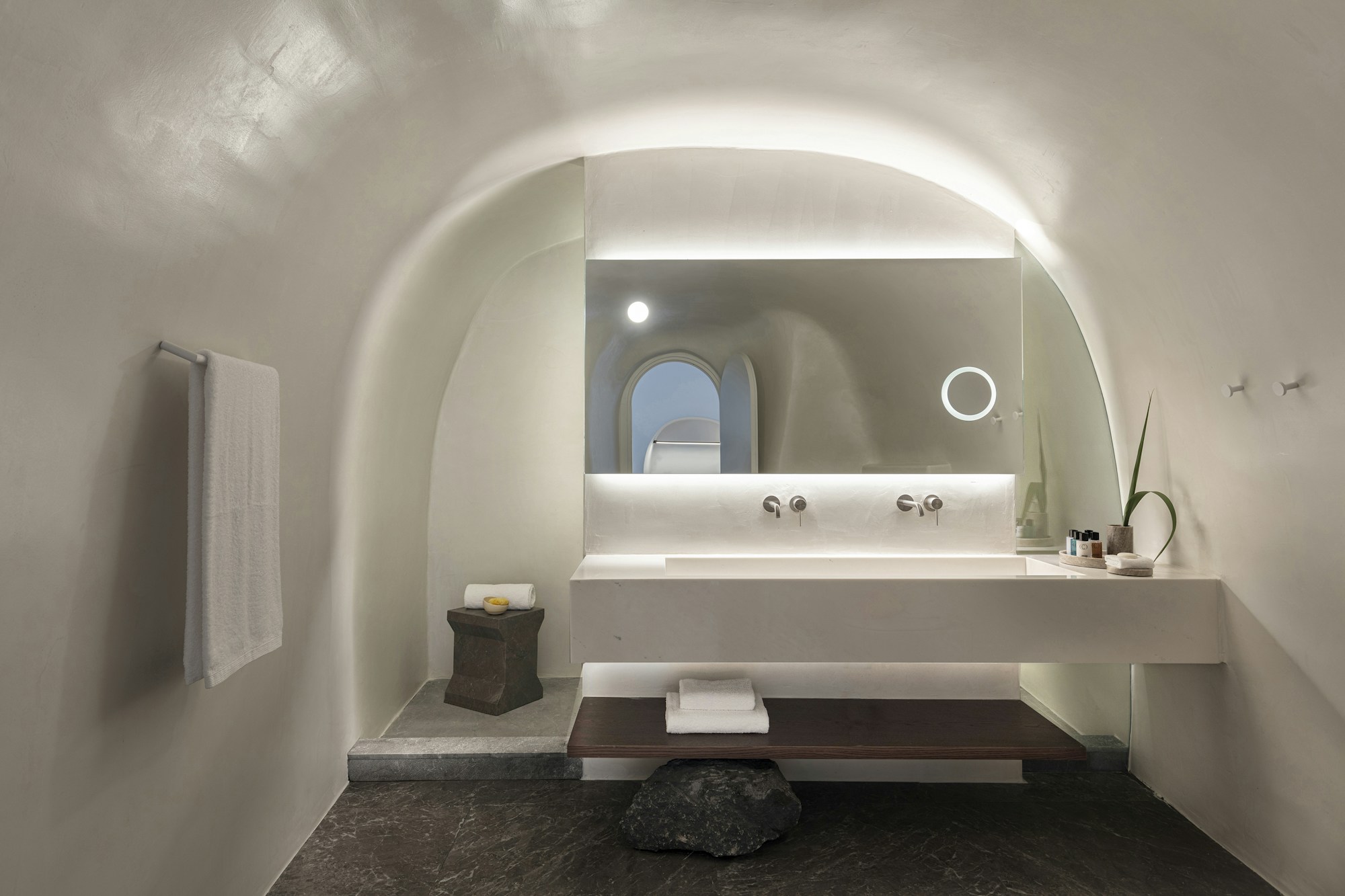 Two Bedroom Pool Villa with Caldera Sea View - Bathroom