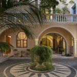 Pebbled Mosaic Courtyard