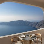 Superior Suite Private Veranda - Dining Area & Caldera View