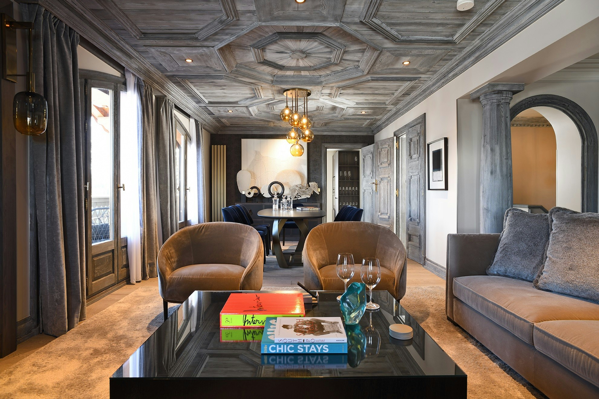 4 Bedroom Duplex Apartment - Living & Dining Area