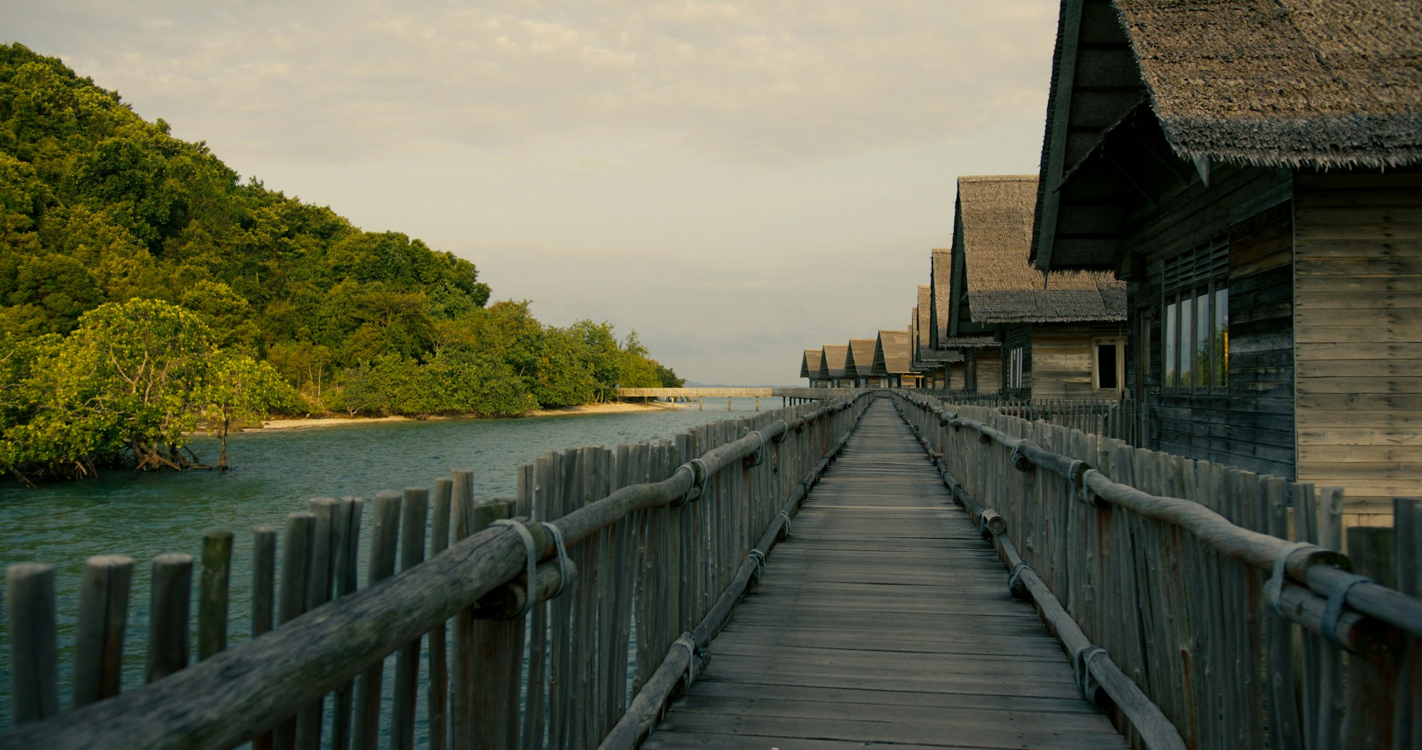 Overwater Villa Walkway