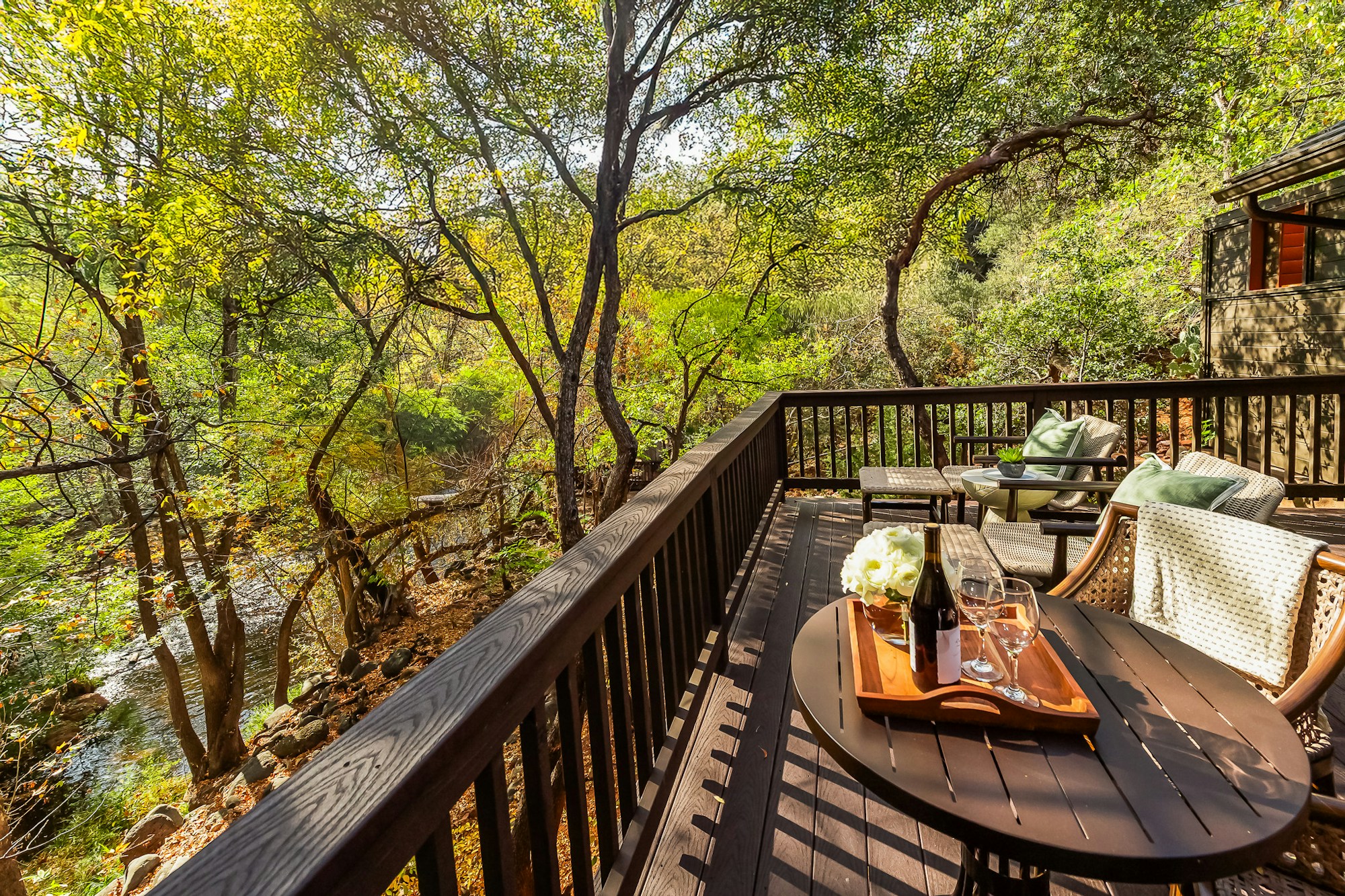 Creekside Premiere Cottage - Deck