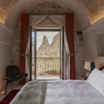 Stone Arched Luxury Suite Balcony - Bedroom