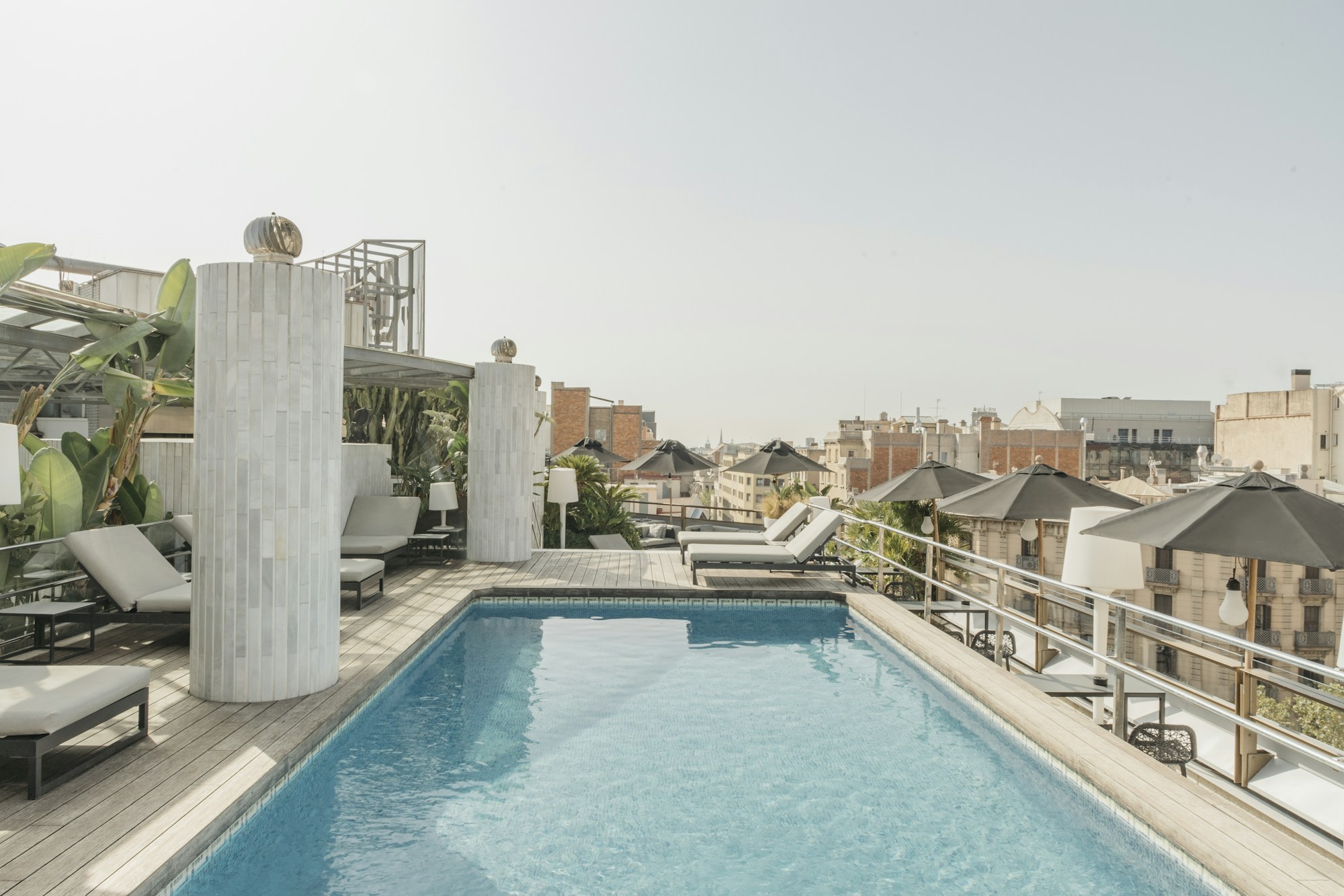 Rooftop pool
