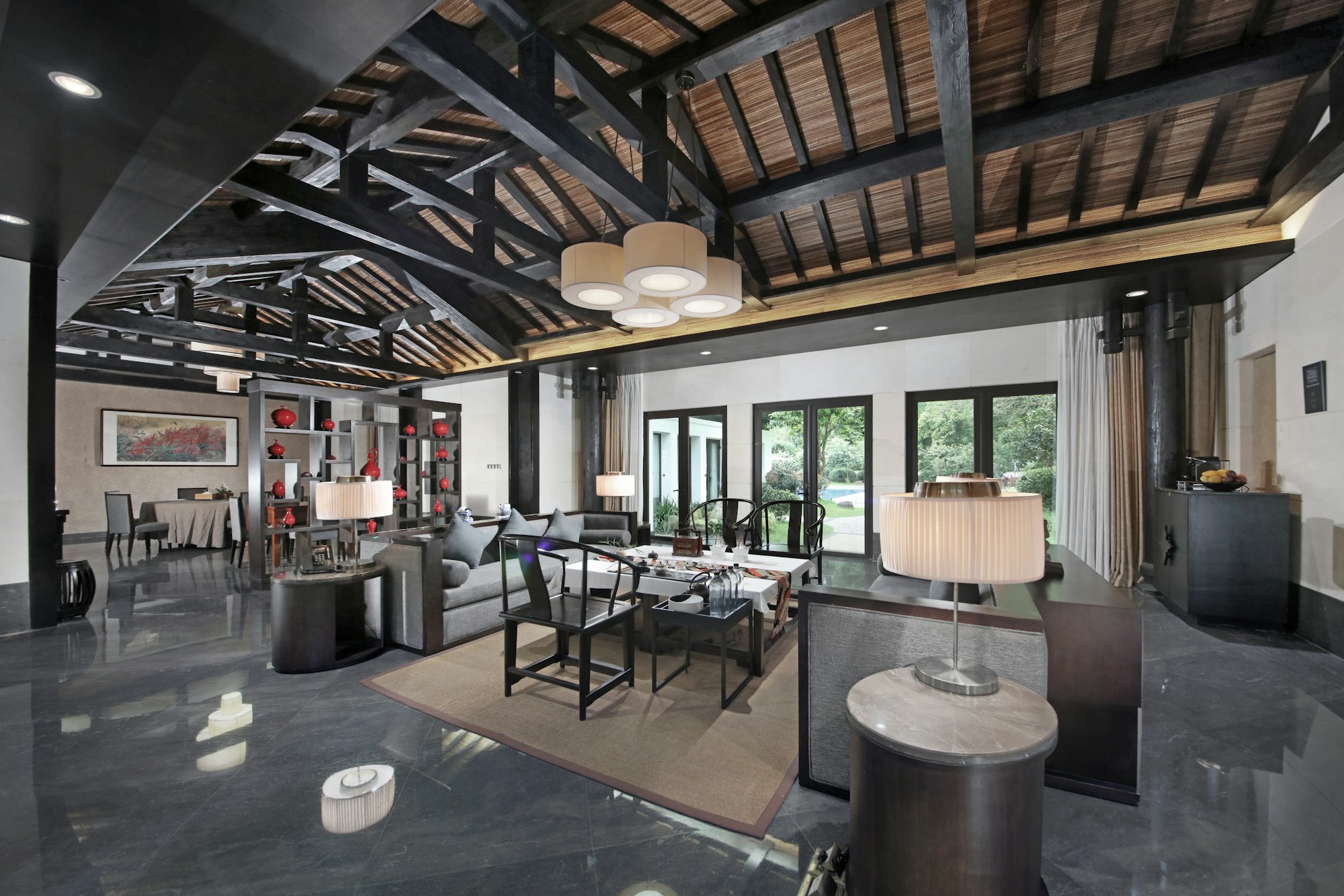 Living Room Palace Wind Villa