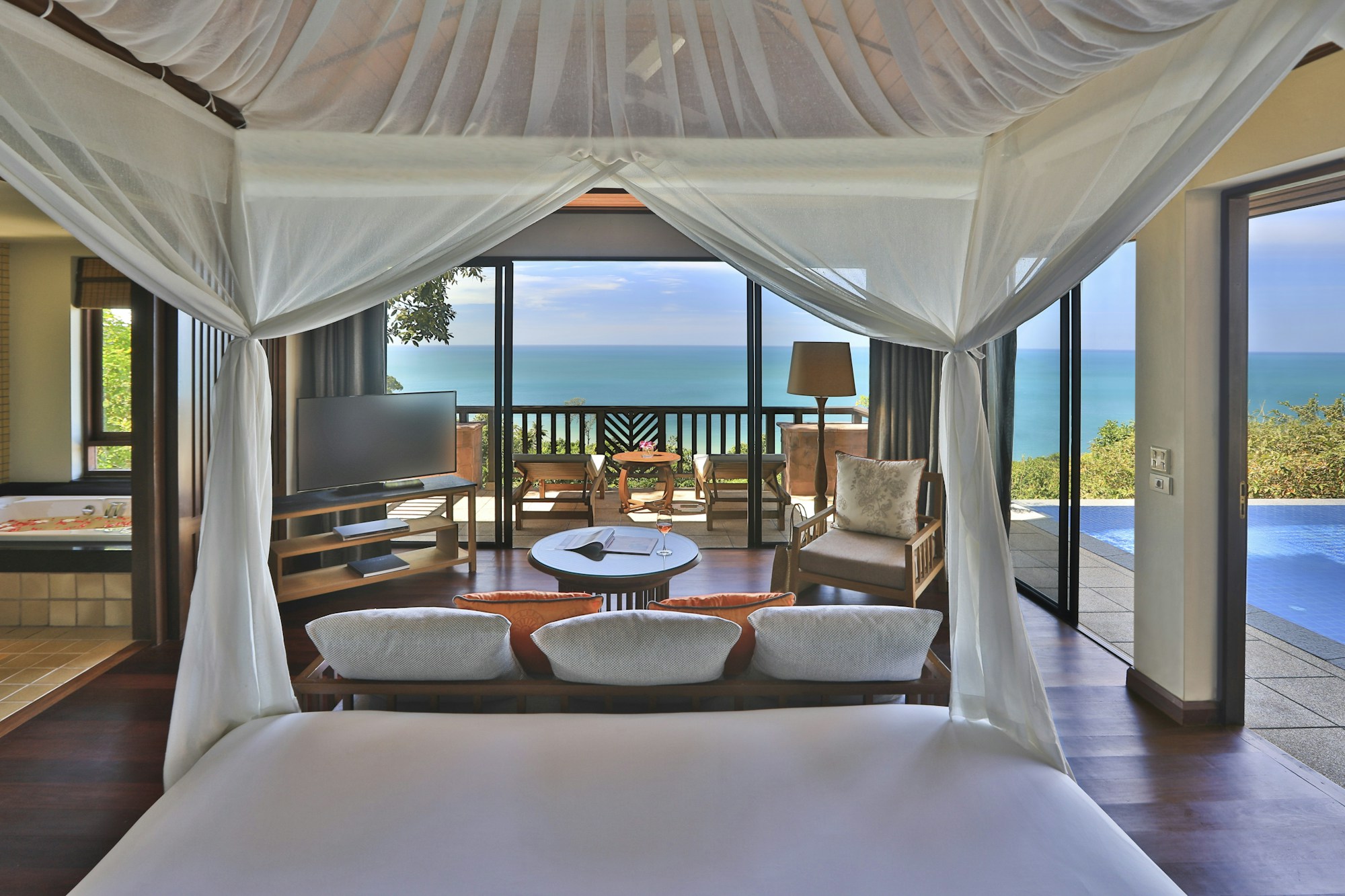 One Bedroom Hillside Ocean View Private Pool Villa