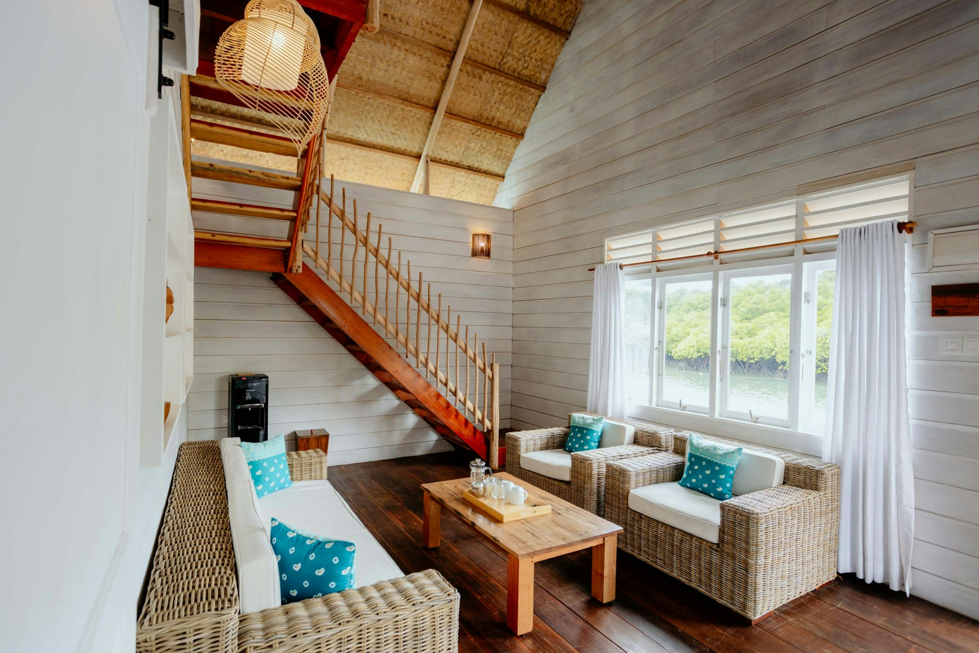 Signature Overwater Villa - Living Area