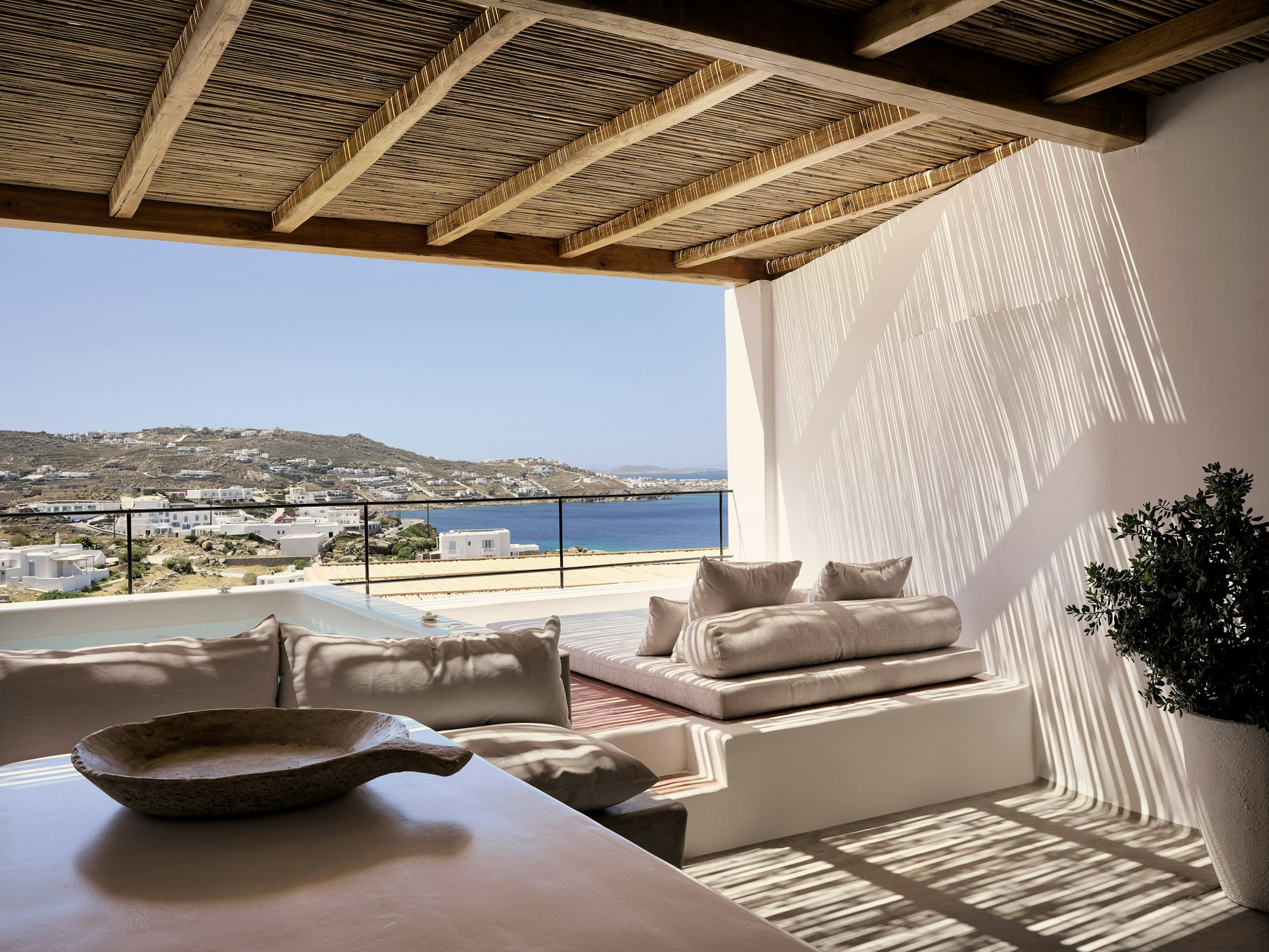 Bohemian Sunset Sea View Suite Heated Plunge Pool