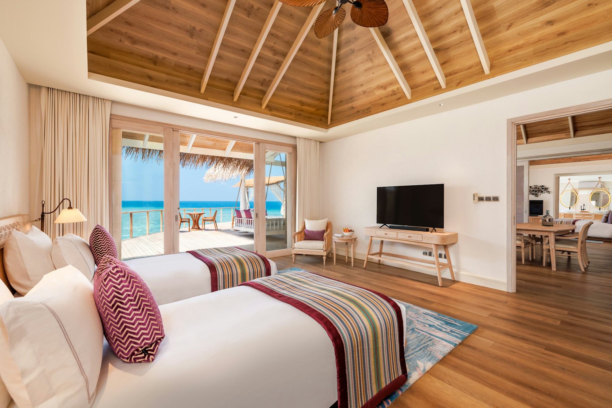 Two Bedroom Ocean Residence with Pool - Bedroom
