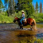 Horse Trail Riding - Laramie River