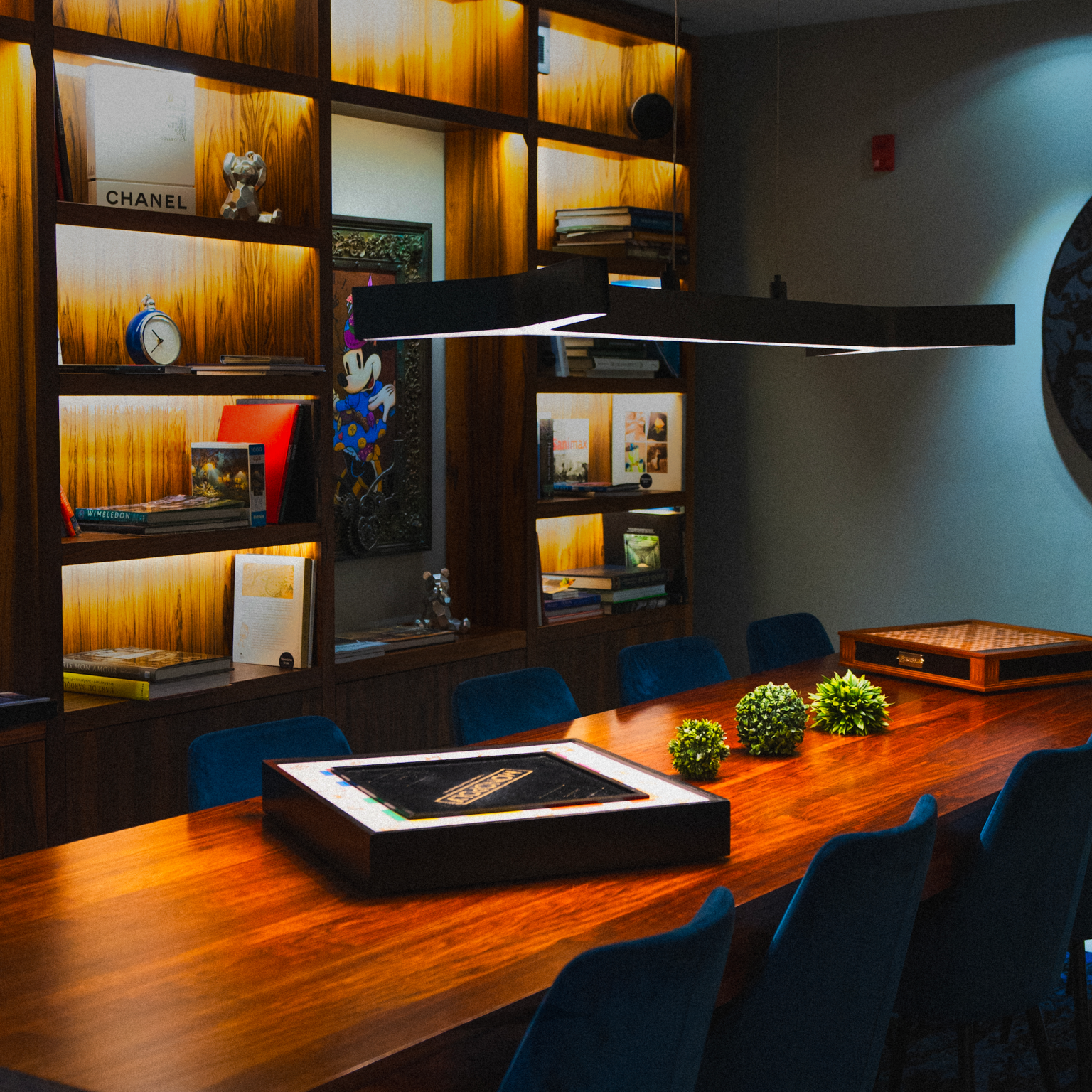Lobby Library Area