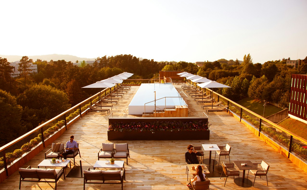 Sunset On The Rooftop
